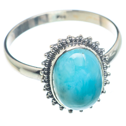 Larimar Rings handcrafted by Ana Silver Co - RING73147