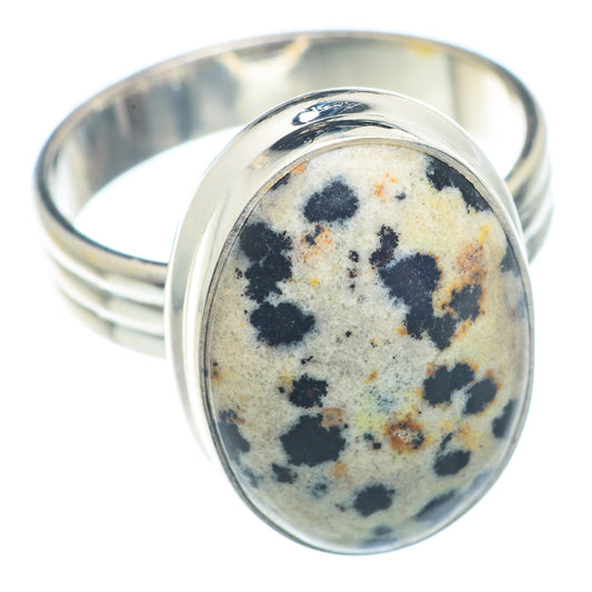 Dalmatian Jasper Rings handcrafted by Ana Silver Co - RING73151