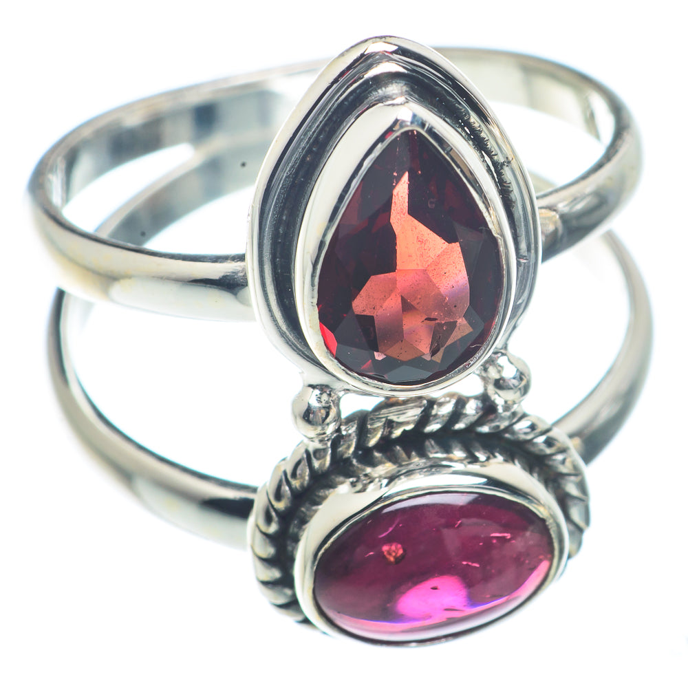 Garnet Rings handcrafted by Ana Silver Co - RING73161