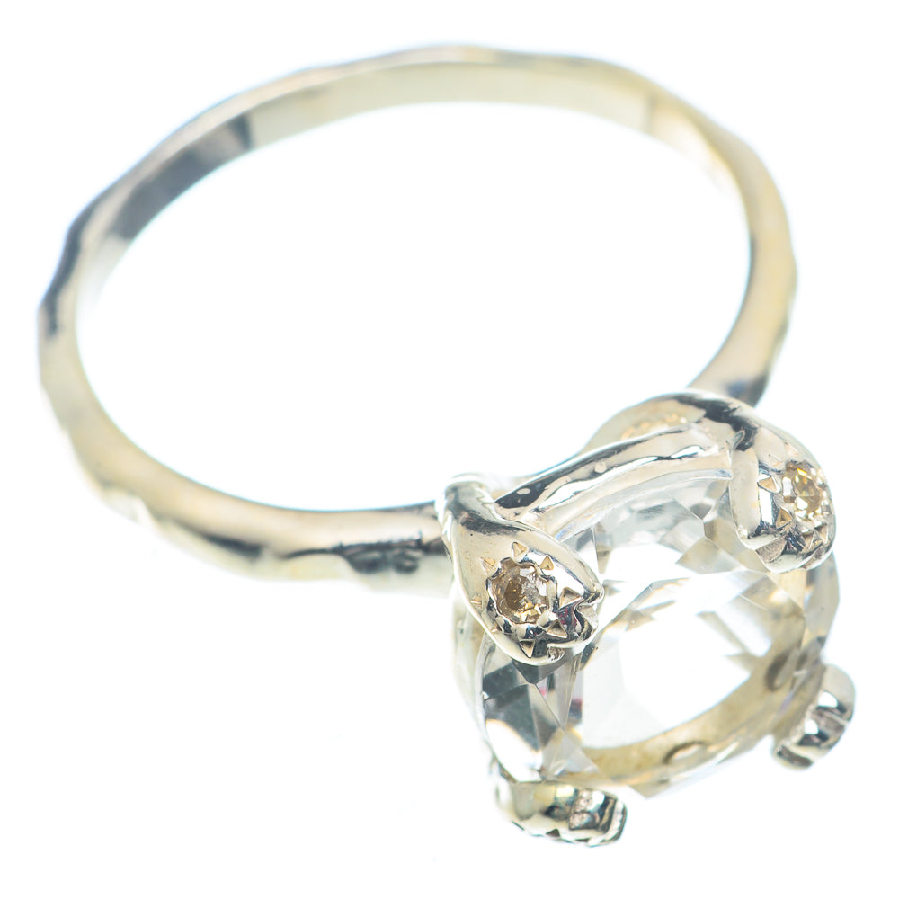 White Quartz Rings handcrafted by Ana Silver Co - RING73171