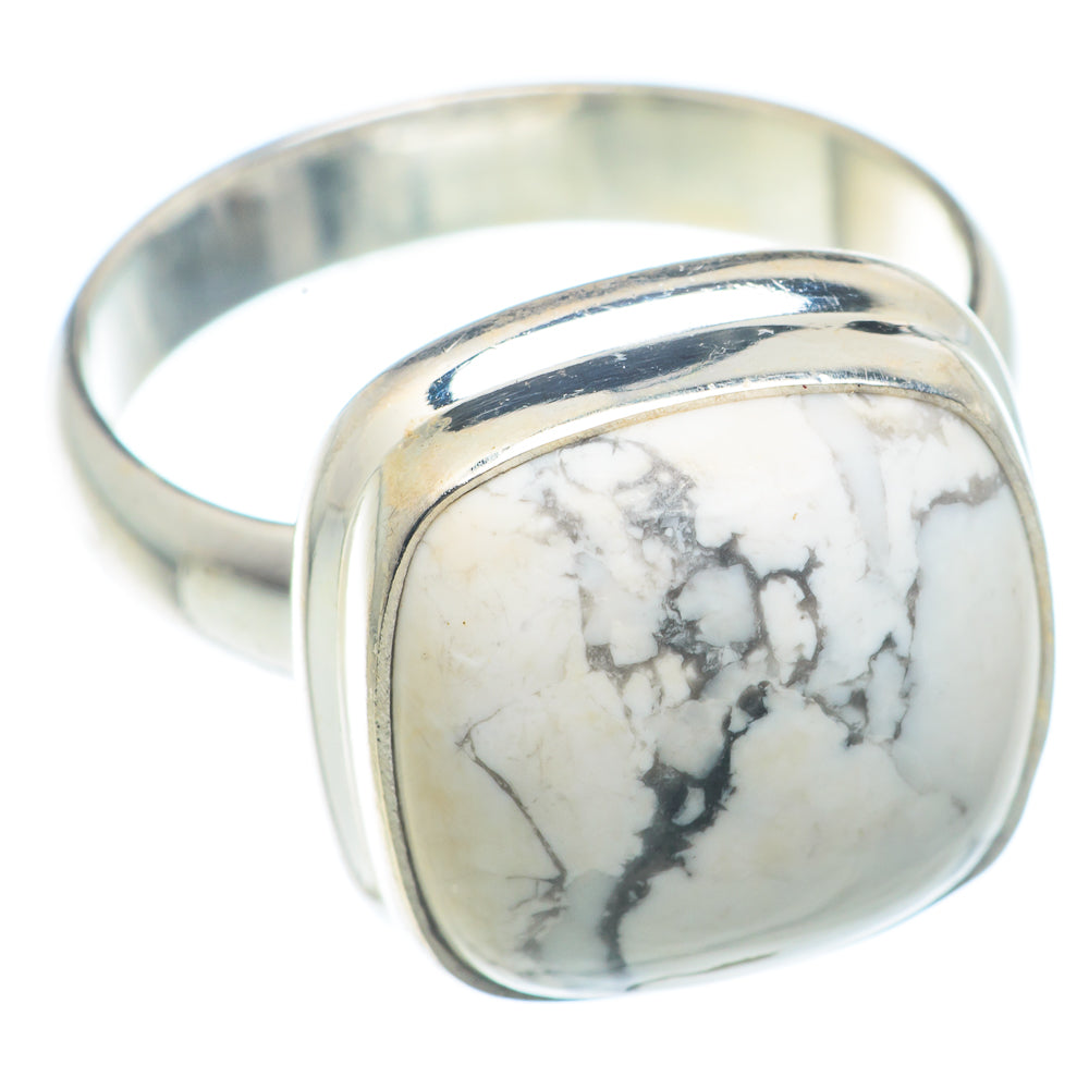 Howlite Rings handcrafted by Ana Silver Co - RING73177
