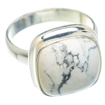Howlite Rings handcrafted by Ana Silver Co - RING73177