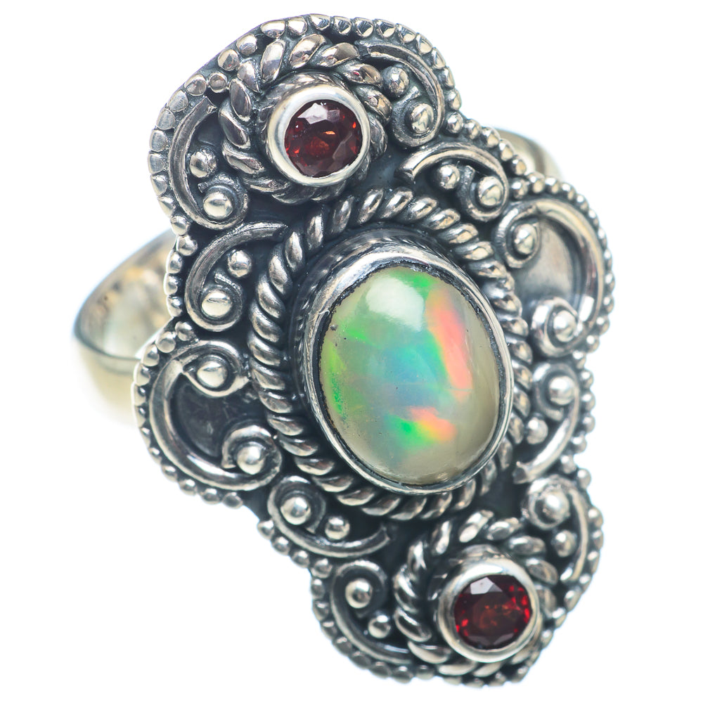 Ethiopian Opal Rings handcrafted by Ana Silver Co - RING73180