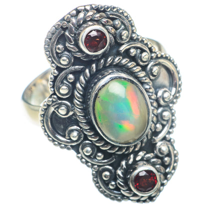 Ethiopian Opal Rings handcrafted by Ana Silver Co - RING73180