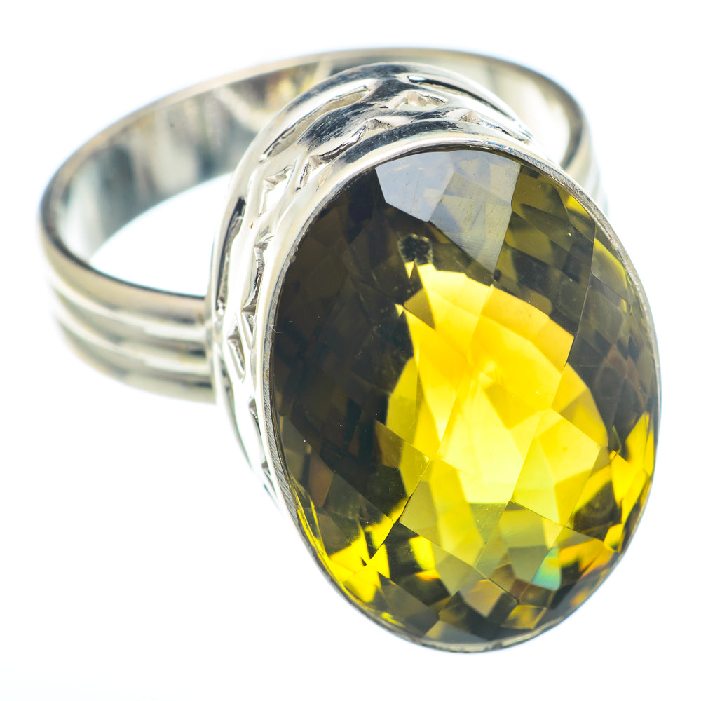 Olive Quartz Rings handcrafted by Ana Silver Co - RING73184