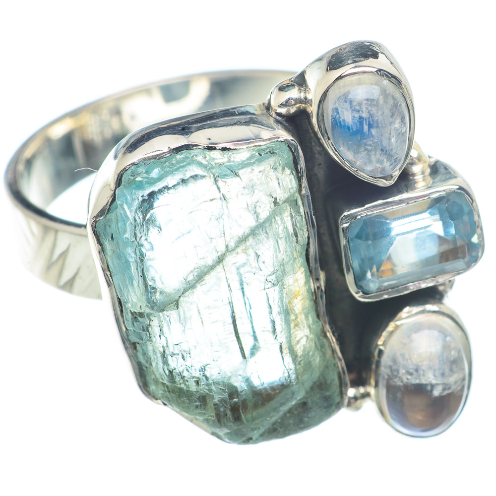 Aquamarine Rings handcrafted by Ana Silver Co - RING73189