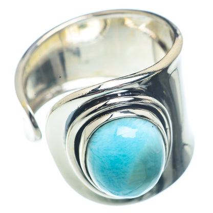 Larimar Rings handcrafted by Ana Silver Co - RING73190