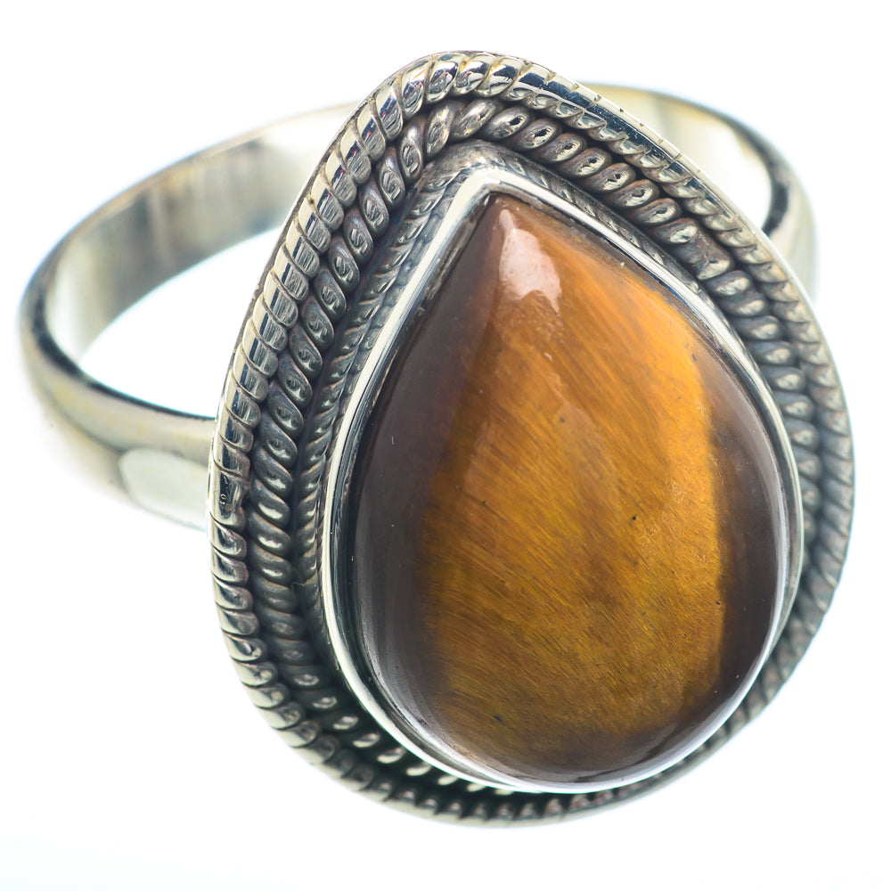 Tiger Eye Rings handcrafted by Ana Silver Co - RING73197