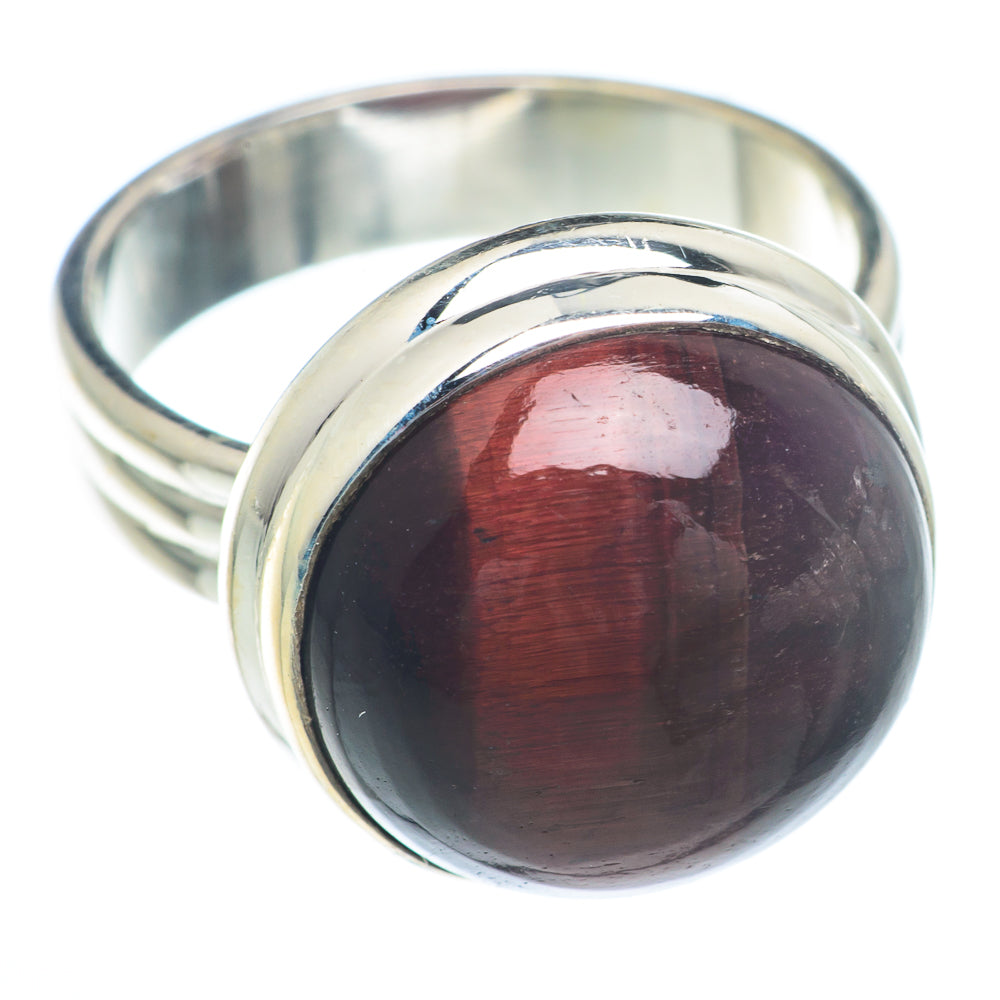 Red Tiger Eye Rings handcrafted by Ana Silver Co - RING73199