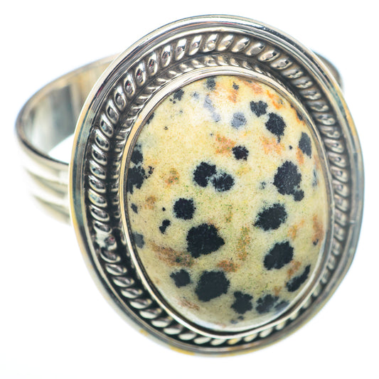 Dalmatian Jasper Rings handcrafted by Ana Silver Co - RING73200