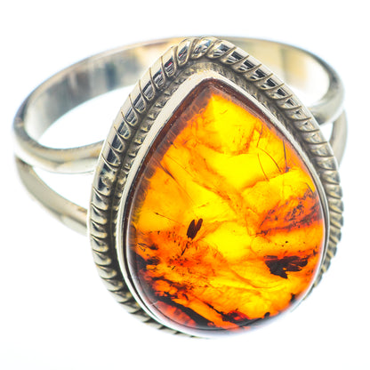Baltic Amber Rings handcrafted by Ana Silver Co - RING73201