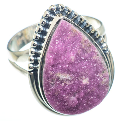 Cobalto Calcite Druzy Rings handcrafted by Ana Silver Co - RING73205