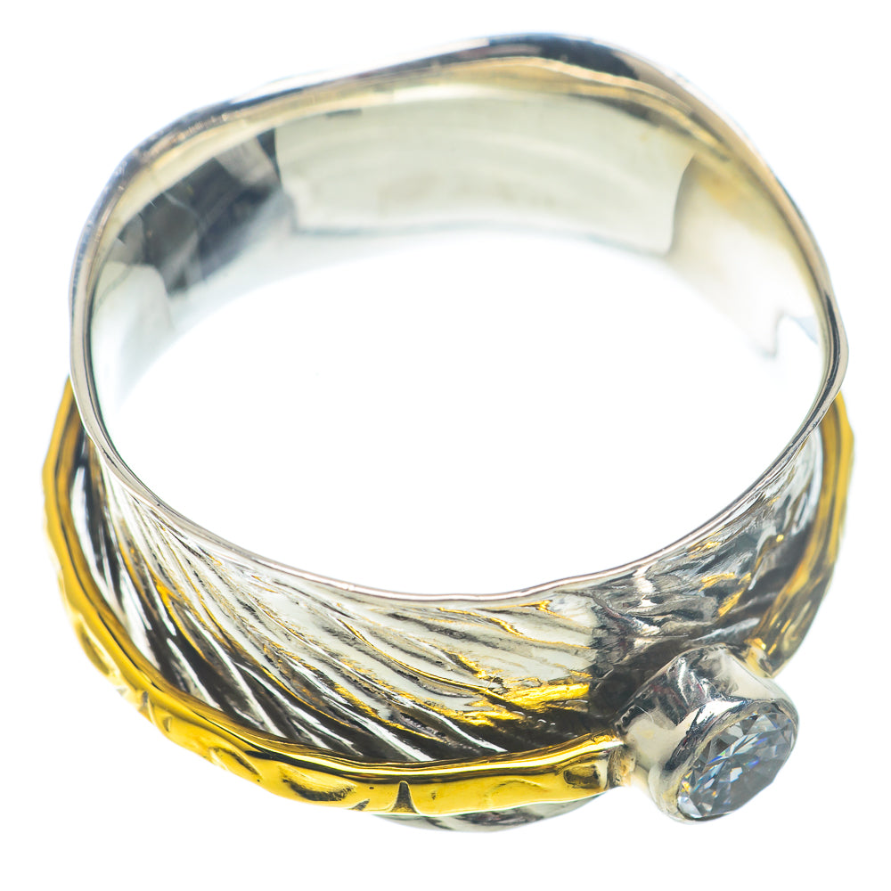 White Quartz Copper Rings handcrafted by Ana Silver Co - RING73211