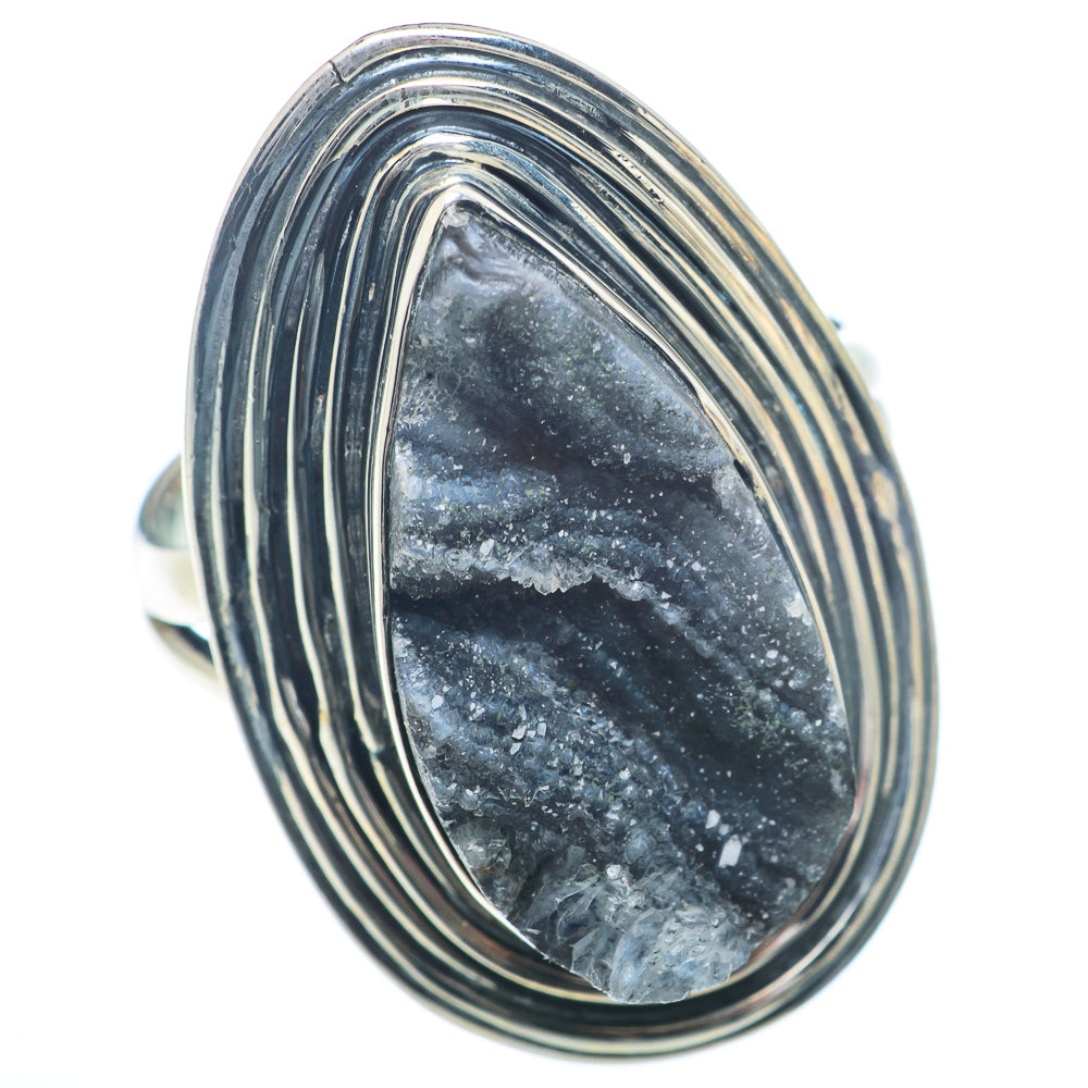 Desert Druzy Rings handcrafted by Ana Silver Co - RING73225