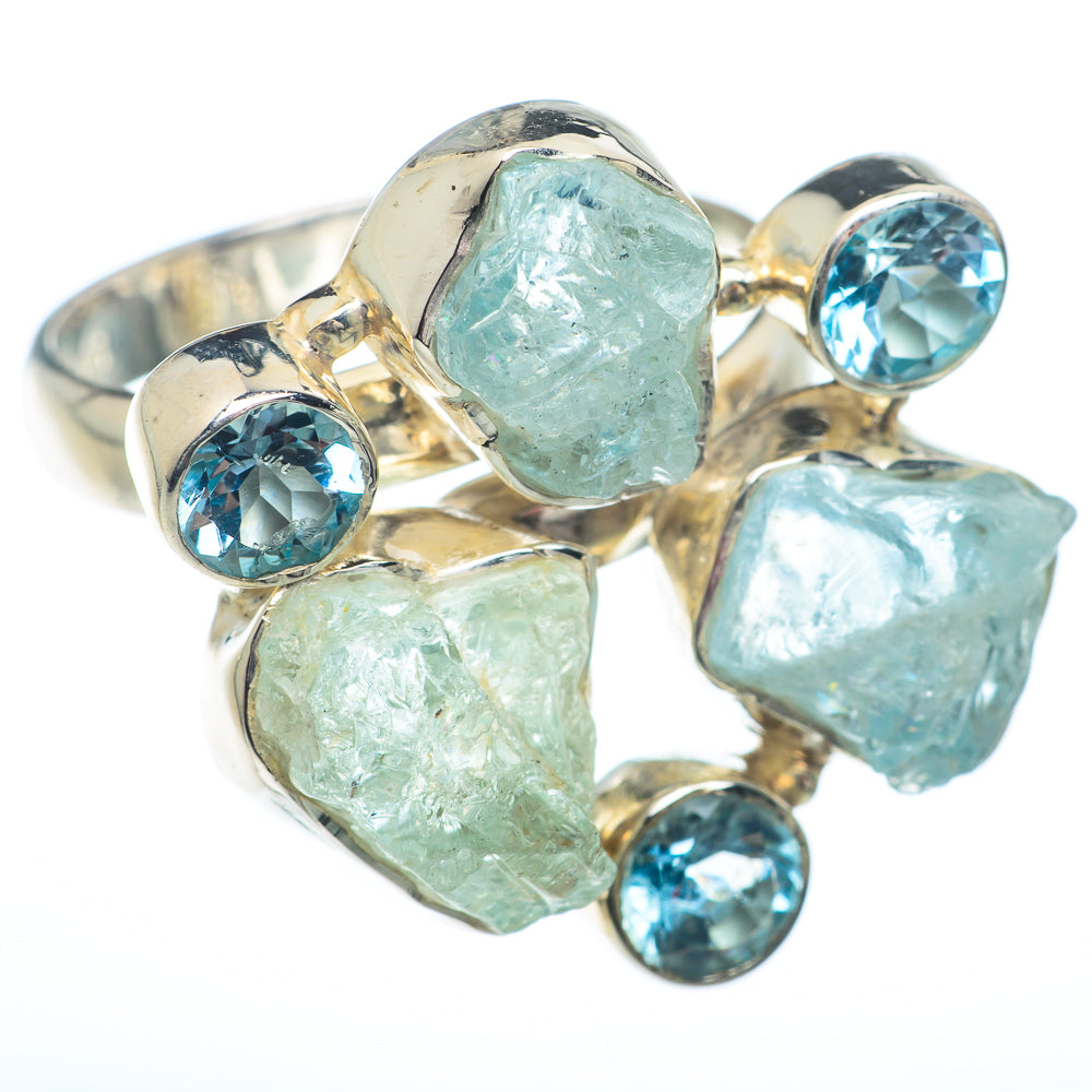 Aquamarine Rings handcrafted by Ana Silver Co - RING73229