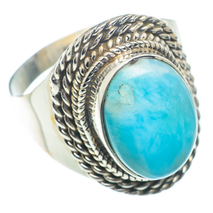 Larimar Rings handcrafted by Ana Silver Co - RING73231