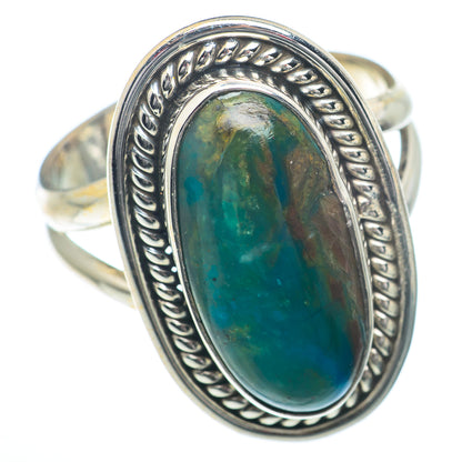 Chrysocolla Rings handcrafted by Ana Silver Co - RING73233