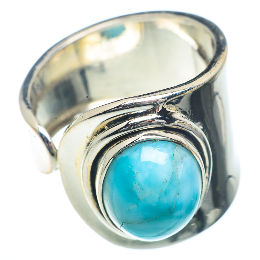 Larimar Rings handcrafted by Ana Silver Co - RING73234