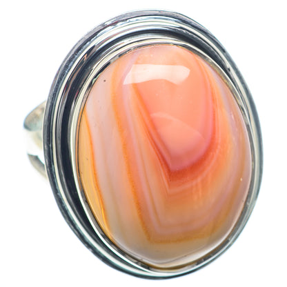 Botswana Agate Rings handcrafted by Ana Silver Co - RING73244