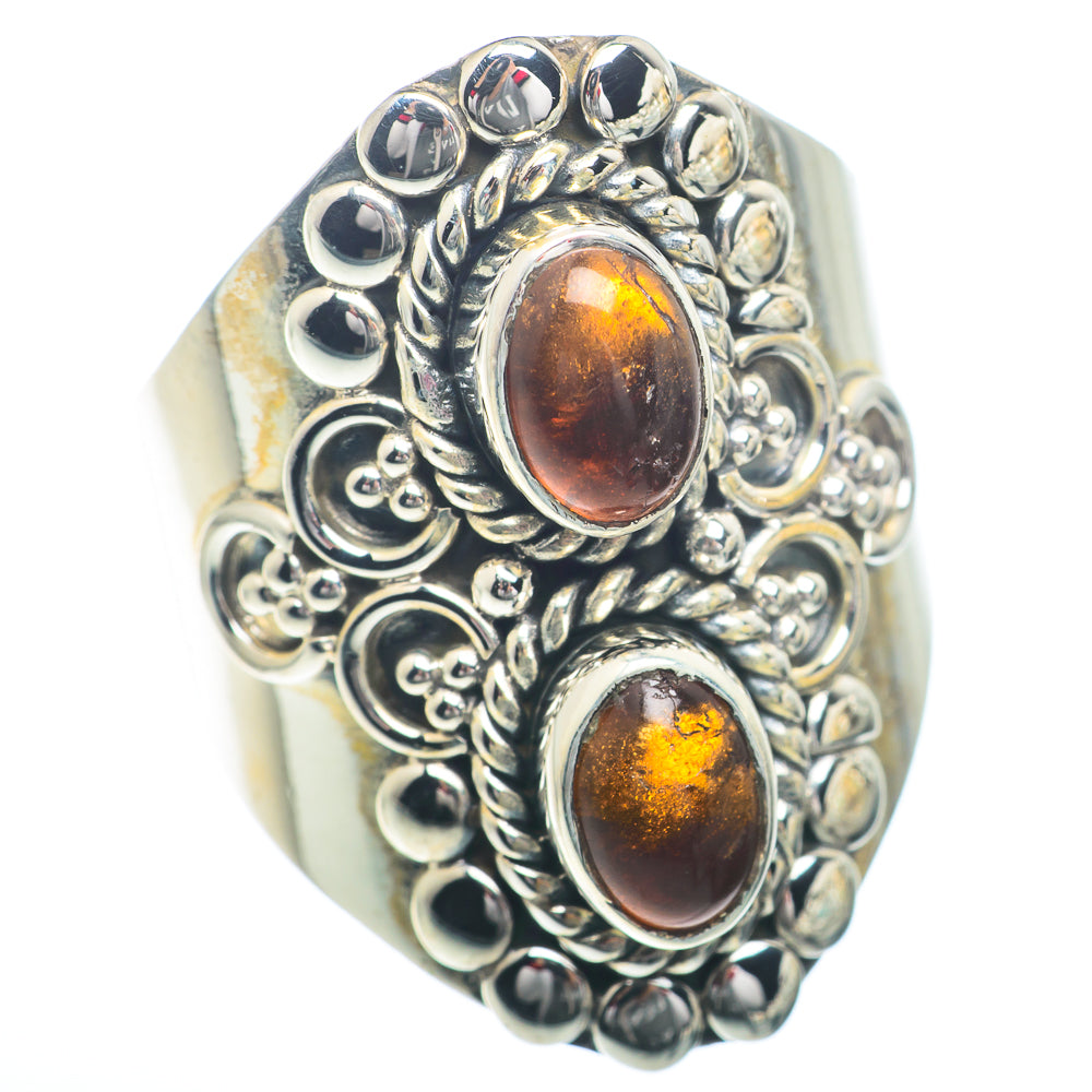Baltic Amber Rings handcrafted by Ana Silver Co - RING73245