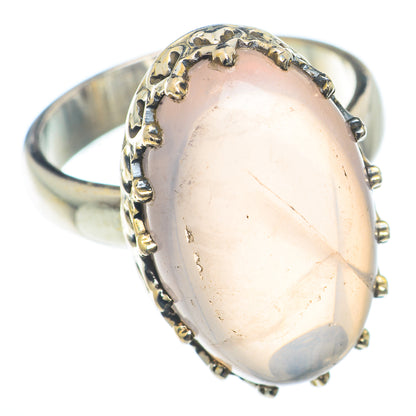 Rose Quartz Rings handcrafted by Ana Silver Co - RING73247