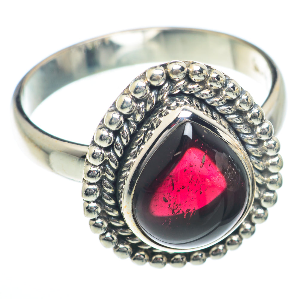 Garnet Rings handcrafted by Ana Silver Co - RING73249
