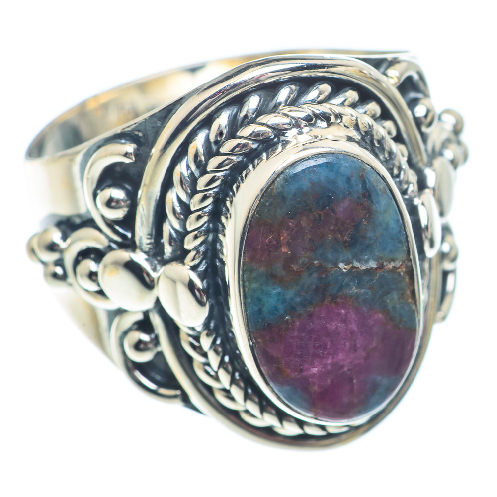 Ruby Fuchsite Rings handcrafted by Ana Silver Co - RING73265