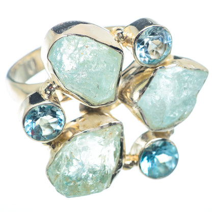Aquamarine Rings handcrafted by Ana Silver Co - RING73271