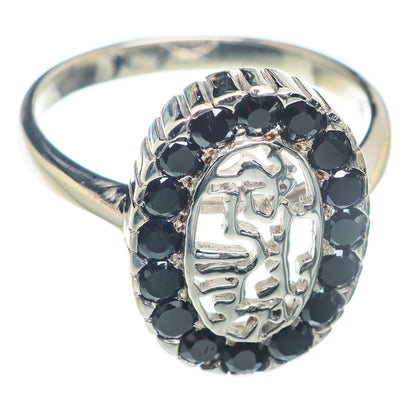 Black Onyx Rings handcrafted by Ana Silver Co - RING73295