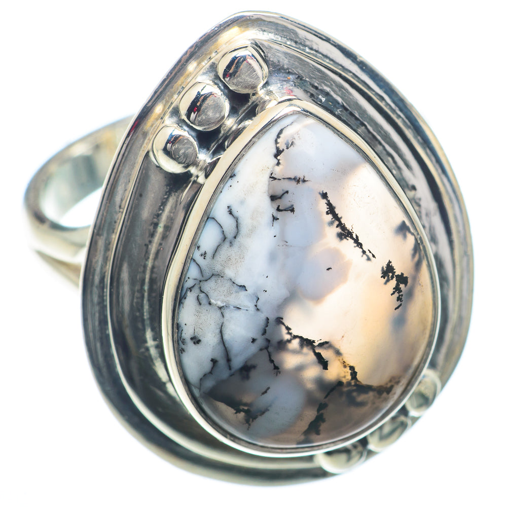 Dendritic Opal Rings handcrafted by Ana Silver Co - RING73301