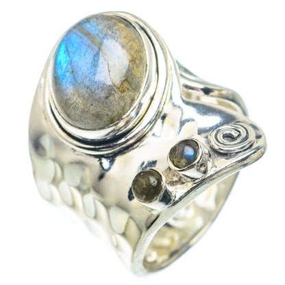 Labradorite Rings handcrafted by Ana Silver Co - RING73308