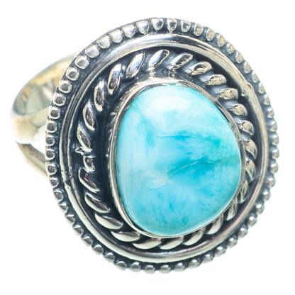 Larimar Rings handcrafted by Ana Silver Co - RING73314