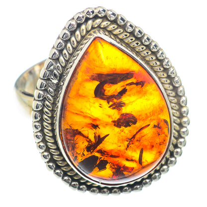 Baltic Amber Rings handcrafted by Ana Silver Co - RING73323