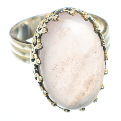 Rose Quartz Rings handcrafted by Ana Silver Co - RING73324