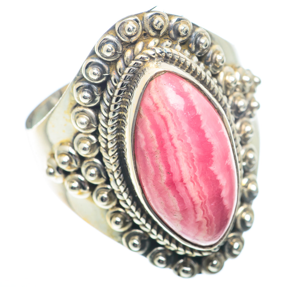 Rhodochrosite Rings handcrafted by Ana Silver Co - RING73325