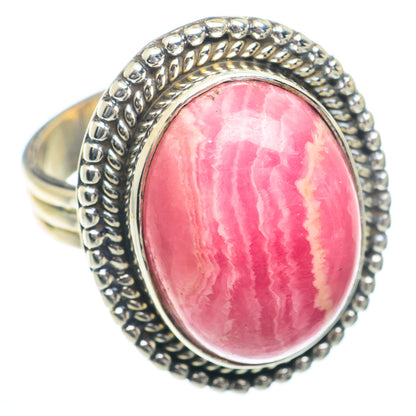 Rhodochrosite Rings handcrafted by Ana Silver Co - RING73326