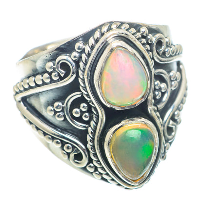 Ethiopian Opal Rings handcrafted by Ana Silver Co - RING73339