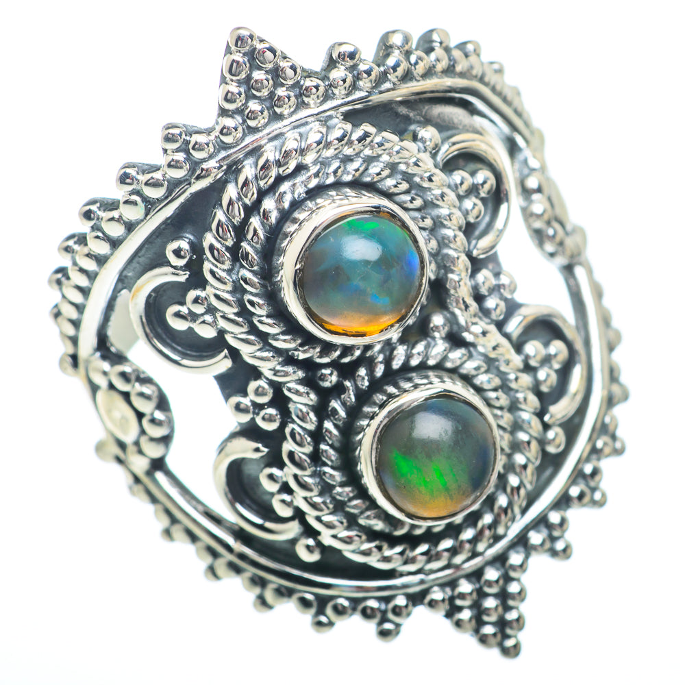 Ethiopian Opal Rings handcrafted by Ana Silver Co - RING73340