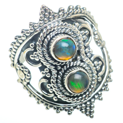 Ethiopian Opal Rings handcrafted by Ana Silver Co - RING73340
