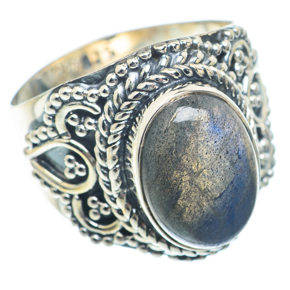 Labradorite Rings handcrafted by Ana Silver Co - RING73341