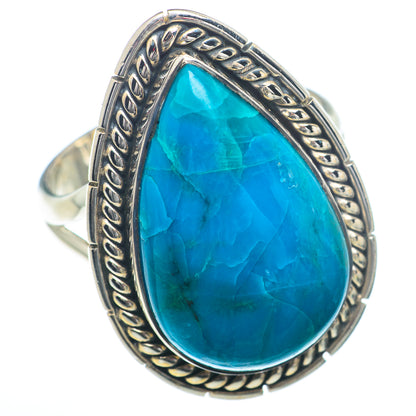Chrysocolla Rings handcrafted by Ana Silver Co - RING73346