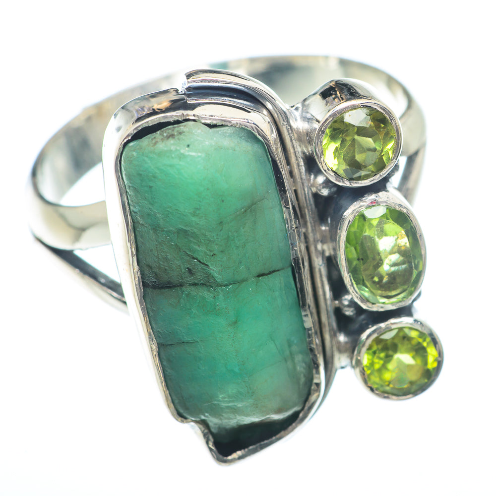 Chrysoprase Rings handcrafted by Ana Silver Co - RING73349