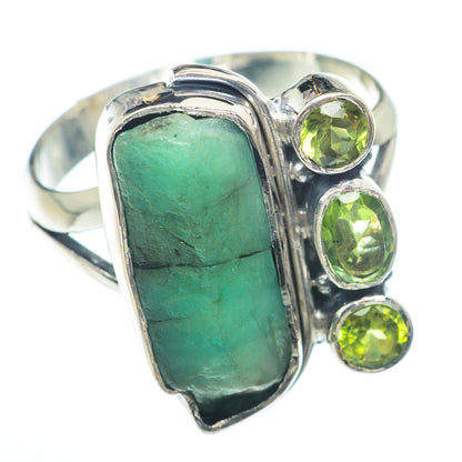 Chrysoprase Rings handcrafted by Ana Silver Co - RING73349
