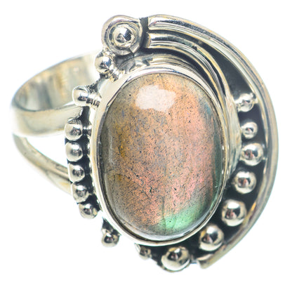 Labradorite Rings handcrafted by Ana Silver Co - RING73351