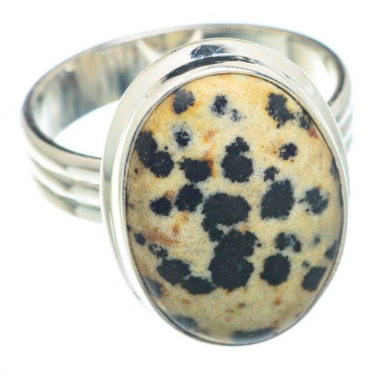 Dalmatian Jasper Rings handcrafted by Ana Silver Co - RING73356