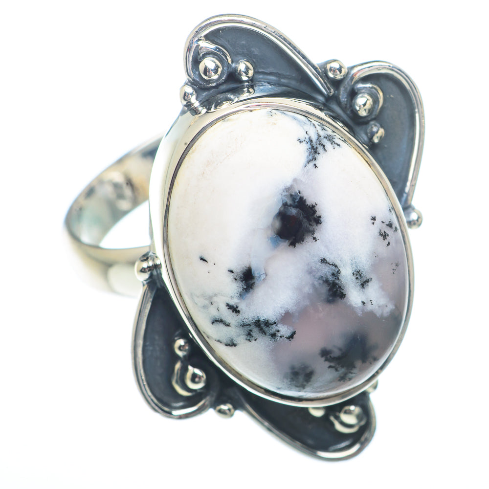 Dendritic Opal Rings handcrafted by Ana Silver Co - RING73367