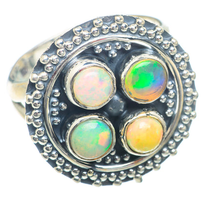 Ethiopian Opal Rings handcrafted by Ana Silver Co - RING73377