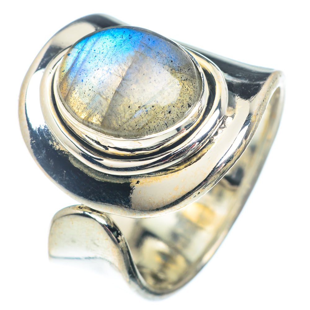 Labradorite Rings handcrafted by Ana Silver Co - RING73378