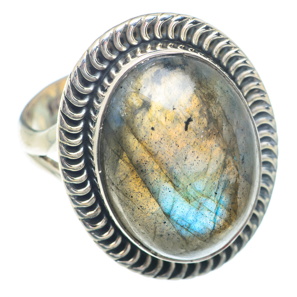 Labradorite Rings handcrafted by Ana Silver Co - RING73382