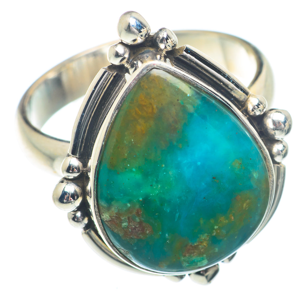 Chrysocolla Rings handcrafted by Ana Silver Co - RING73384